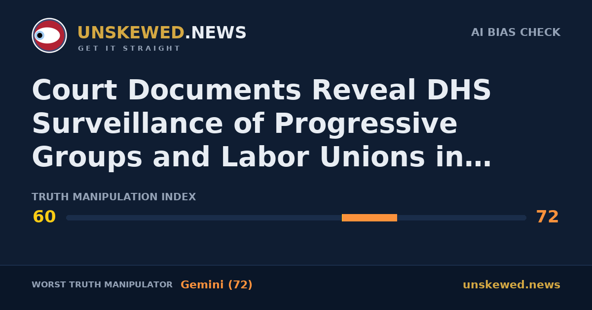 Court Documents Reveal DHS Surveillance of Progressive Groups and Labor Unions in Minnesota