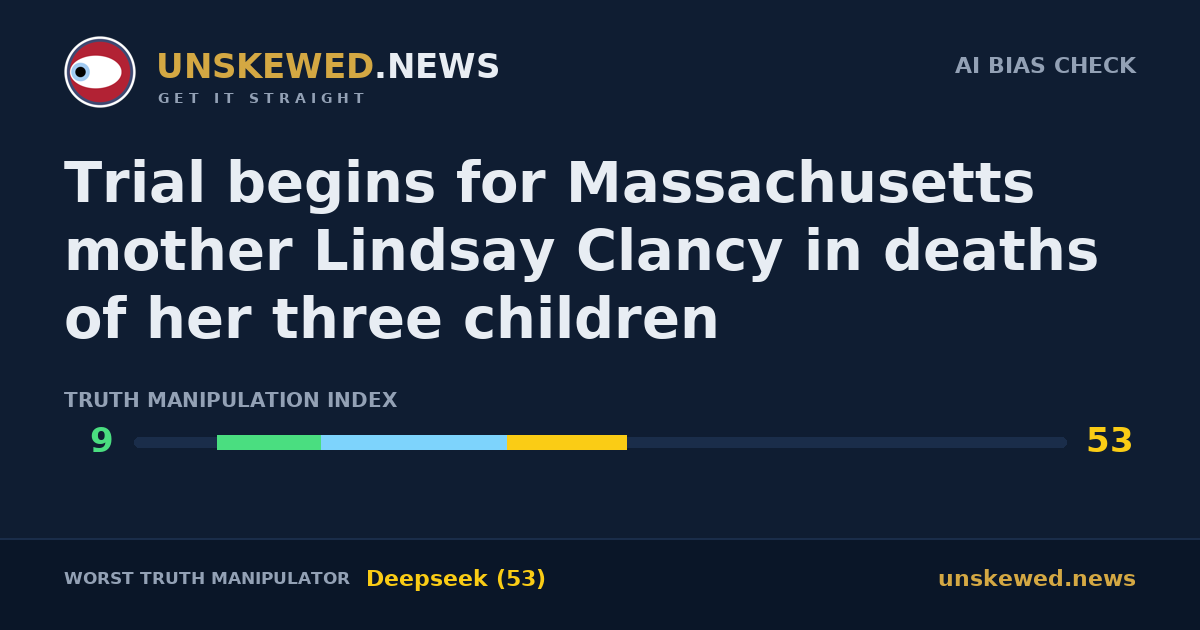 Trial begins for Massachusetts mother Lindsay Clancy in deaths of her three children
