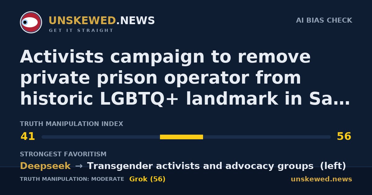 Activists campaign to remove private prison operator from historic LGBTQ+ landmark in San Francisco