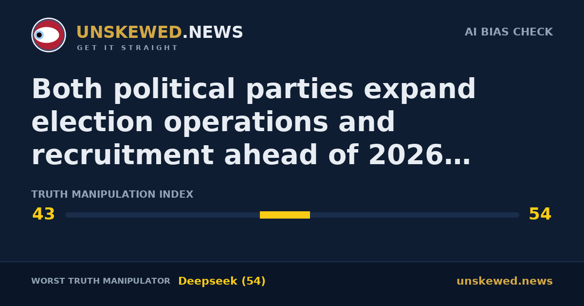 Both political parties expand election operations and recruitment ahead of 2026 midterms